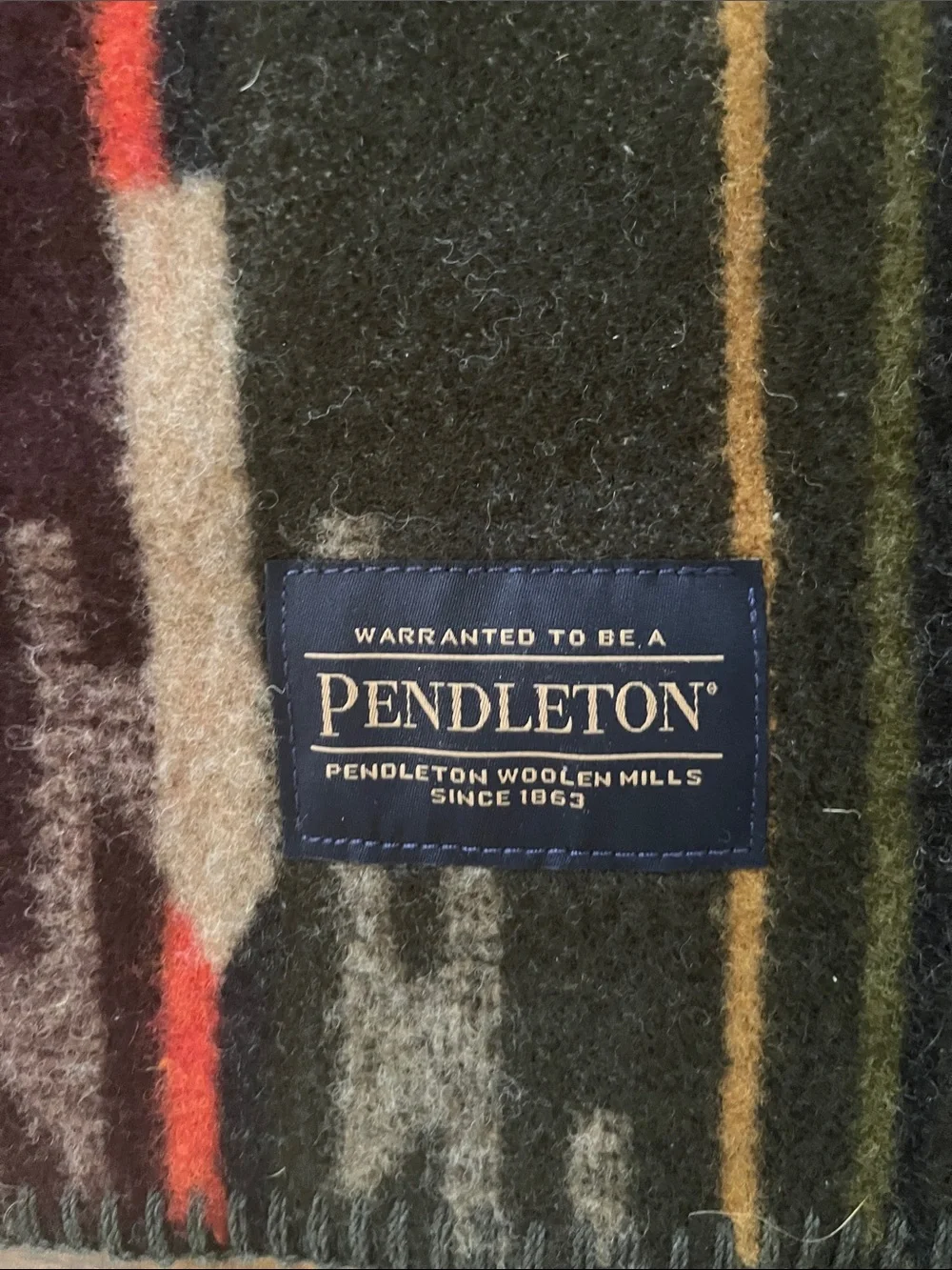 Pendleton Contemporary Napped Throw Tumalo Design